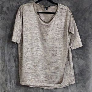 H&M Drop Shoulder Short Sleeve Top